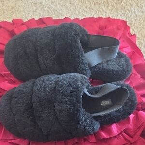 UGG Black Yeah Slippers